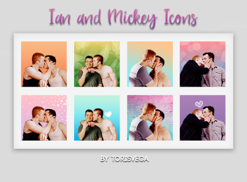 torisvega:ian and mickey from shameless icons ● by lolamartinez↳ requested by anonymouspack contains