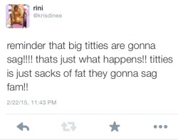 rainbowrecesses:  blackfemalepresident:  a short PSA on titties!!!  I love titties and you should too 