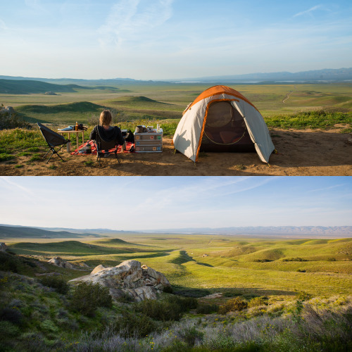 Camping in Carrizo Plain National Monument
