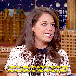 clonespiracy:  Is it confusing getting in and out of character?  Tatiana Maslany on The Tonight Show with Jimmy Fallon  