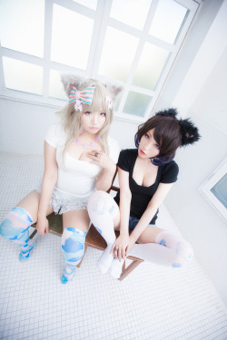 Cosplay Girl Dazai Garo & Usagi (Cat