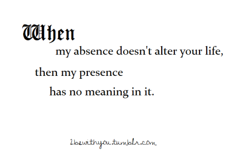 I miss you. I hate you. 