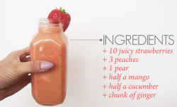 teenshealthandfitness:  Great breakfast juice idea! 