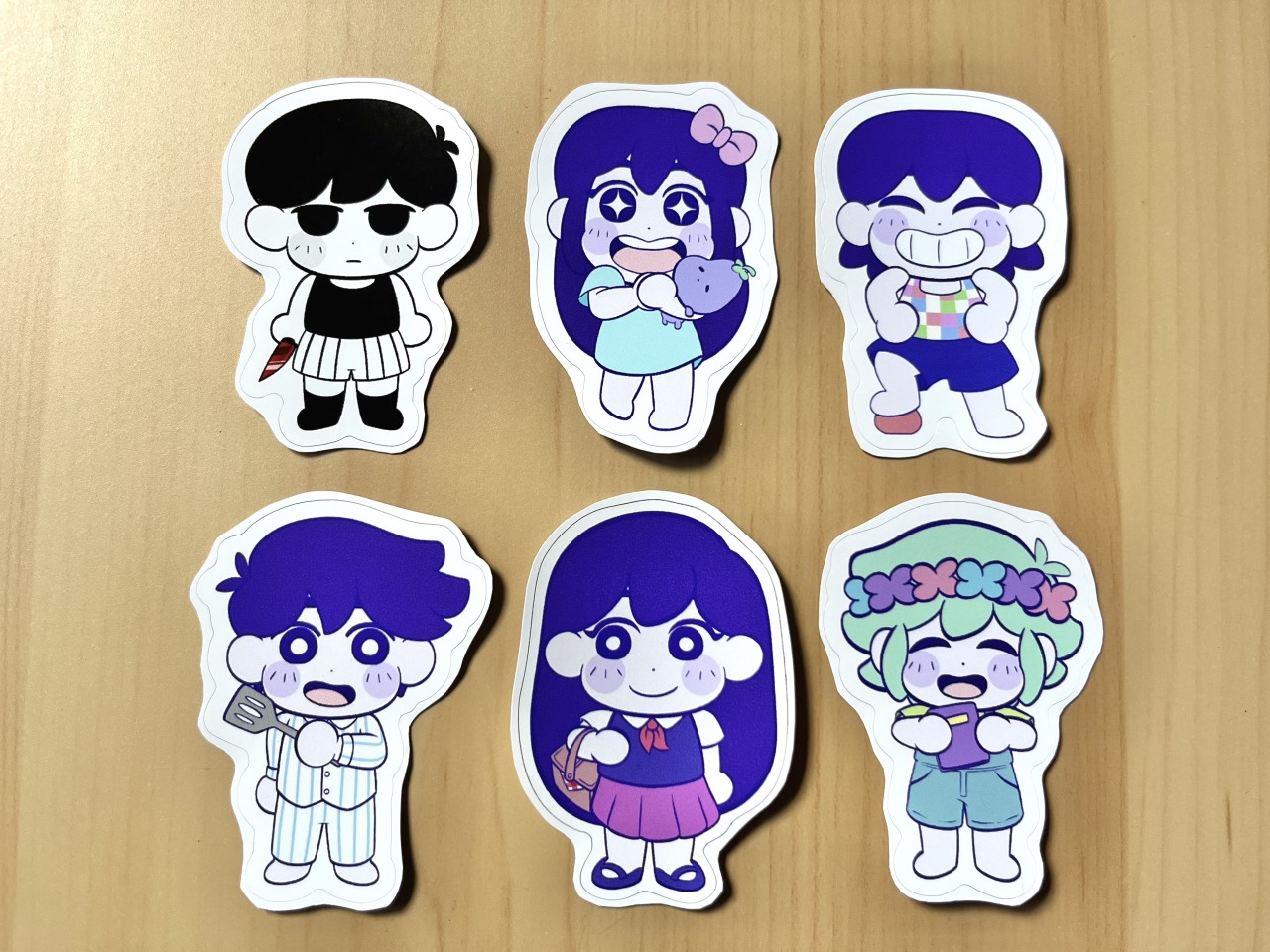 Chibi Sprites (Omori) - Omori - Sticker