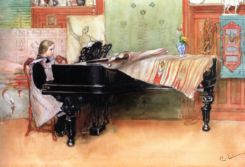 Playing Scales, Carl Larssonhttps://www.wikiart.org/en/carl-larsson/playing-scales