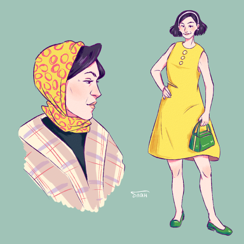 yuliablanc:aaand more Tomoko &amp; 60′s fashion