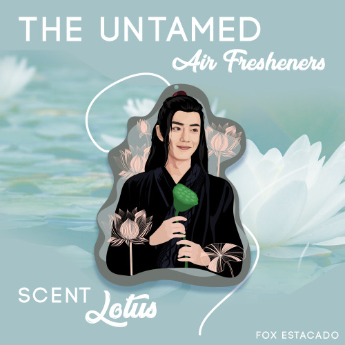 foxestacado: My The Untamed/MDZS air fresheners are finally available for purchase! The WEI WUX