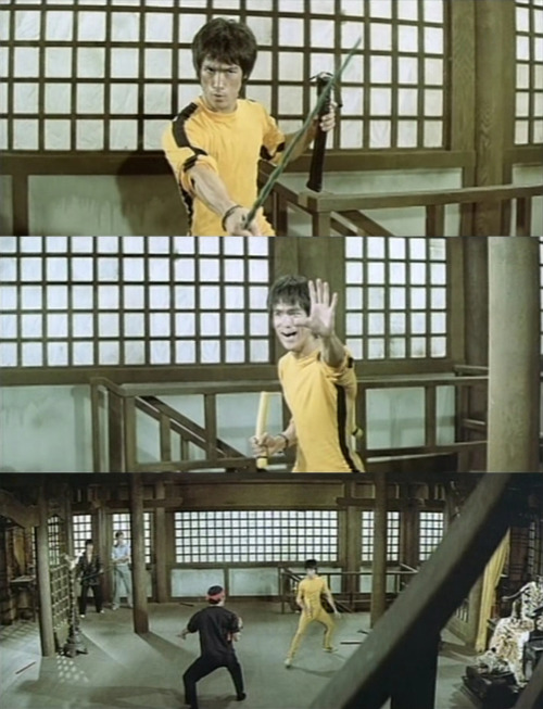 Reconstructed pagoda sequence in Game of Death from Bruce Lee: A Warrior’s Journey (2000)dir. Bruce 