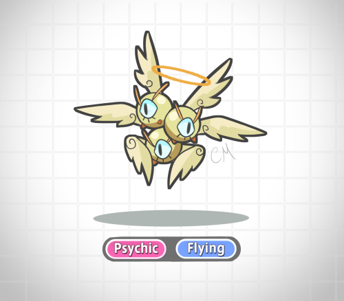 random-typepokemondex:#082 Angelic Pokemon“These Pokemon illuminate so brightly that looking directl