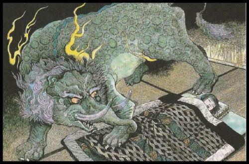 The baku, known as the ‘dream eater’, is a mythological spirit in Japanese folklore whic