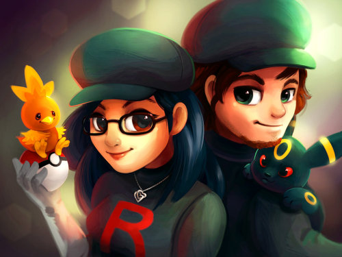 geekthegeek:  Team Rocket Couple by TsaoShin