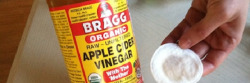 Using Apple Cider Vinegar  to remove a Skin