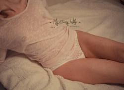 myclassywife:  Sexy see through shirt! 