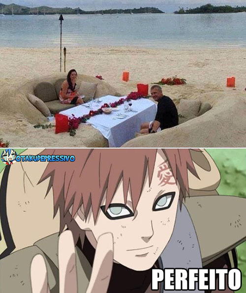 Image tagged with Naruto O mar descansa nos bancos de areia Gaara on Tumblr