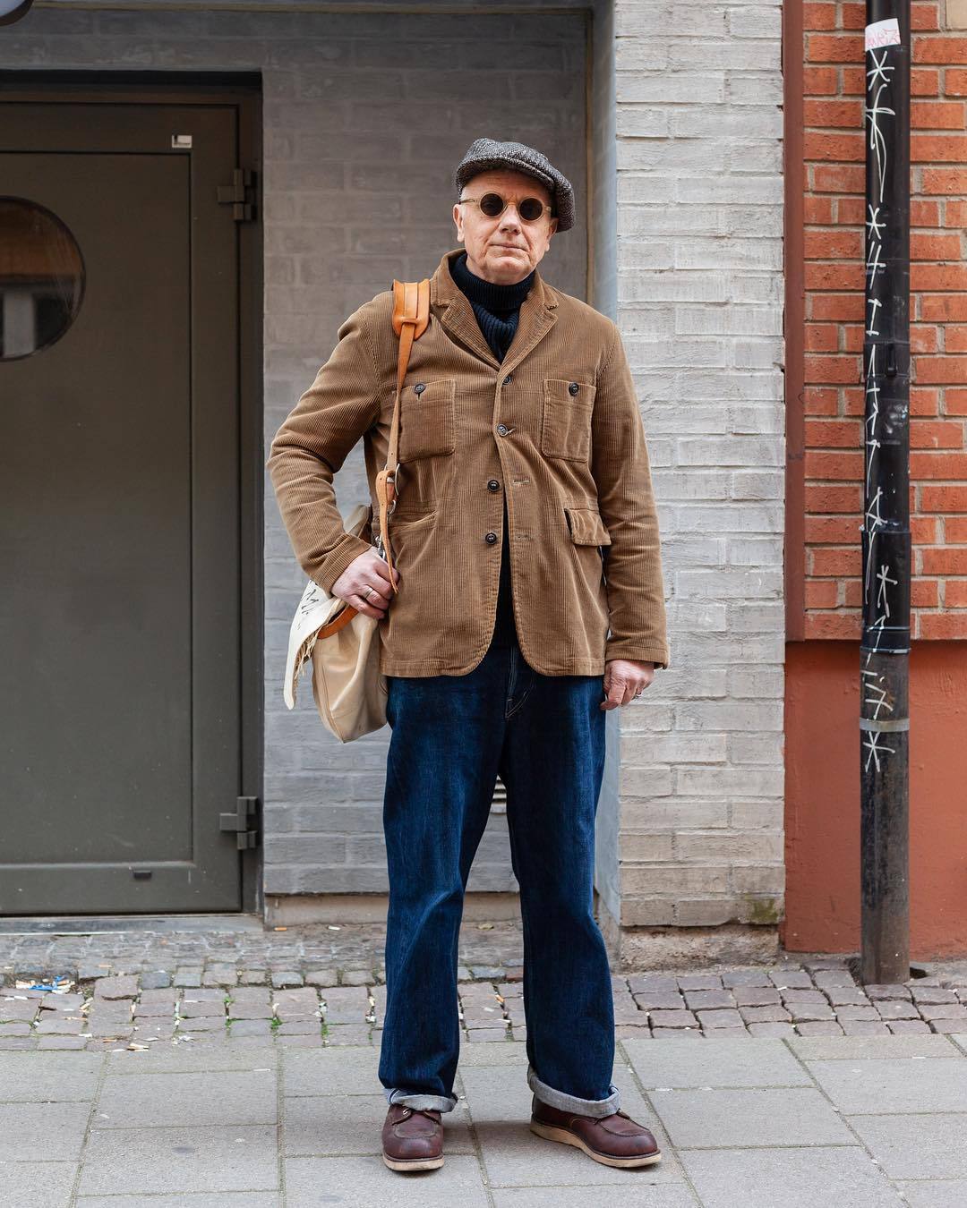 The Urban Hippie Swe — Today’s style. An old corduroy jacket and wide...