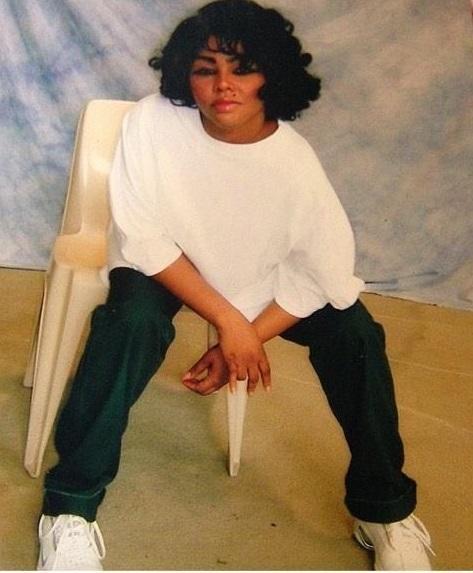 fuckyeslilkim:  A never before seen photo of Lil’ Kim In Prison - 2005. 