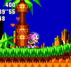 andymatronic:   vgjunk:  Sonic CD, Sega CD.  There go Amy thirsty ass 