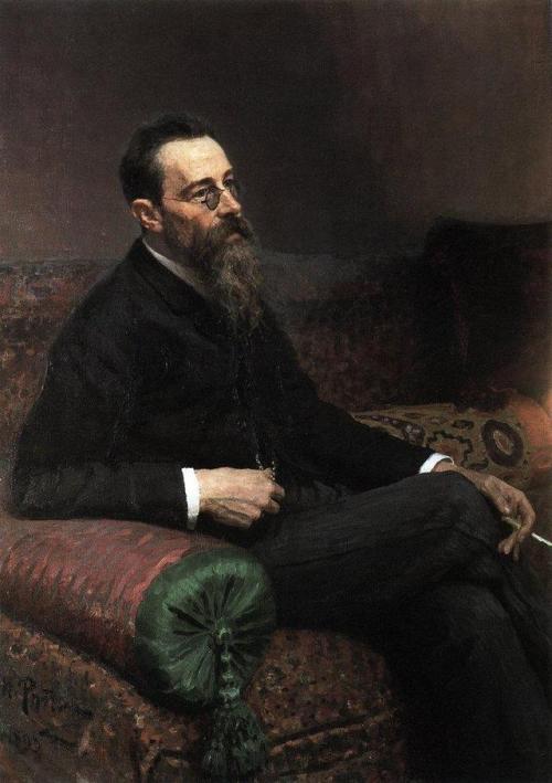Portrait of the Composer Nikolay Rymsky-Korsakov, 1893, Ilya Repin