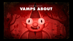 Kingofooo:  Vamps About (Stakes Pt. 3) - Title Card Designed And Painted By Joy Ang