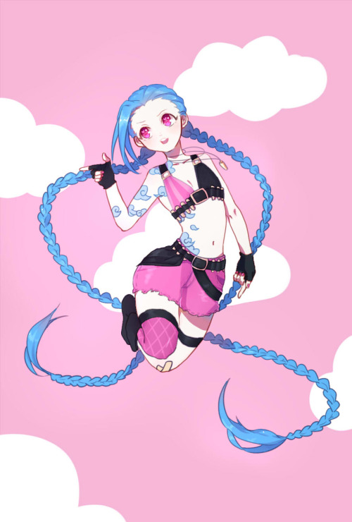 league-of-legends-sexy-girls: Jinx