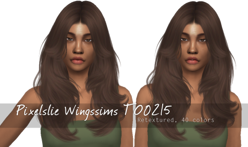 Wingssims TO0215 retextured!- 40 natural colours (new palette)- Custom thumbnail- Mesh NOT included-