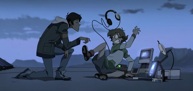 Summary: (post-Episode 11) On the hunt for their lost comrades, Pidge and Lance