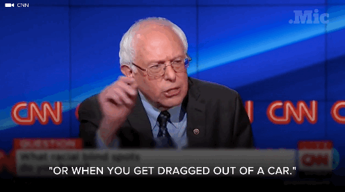 micdotcom:  When asked about racism and the criminal justice system at the Democratic debate Sunday night, Bernie Sanders gave the above answer. But not everyone was on board with his “ghetto” comment.