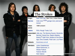 mileskaneandalexturner:  the strokes + wikipedia inspo by (x) 