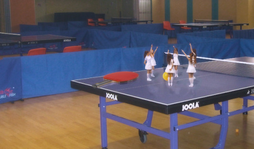 Table Tennis With Tiny April