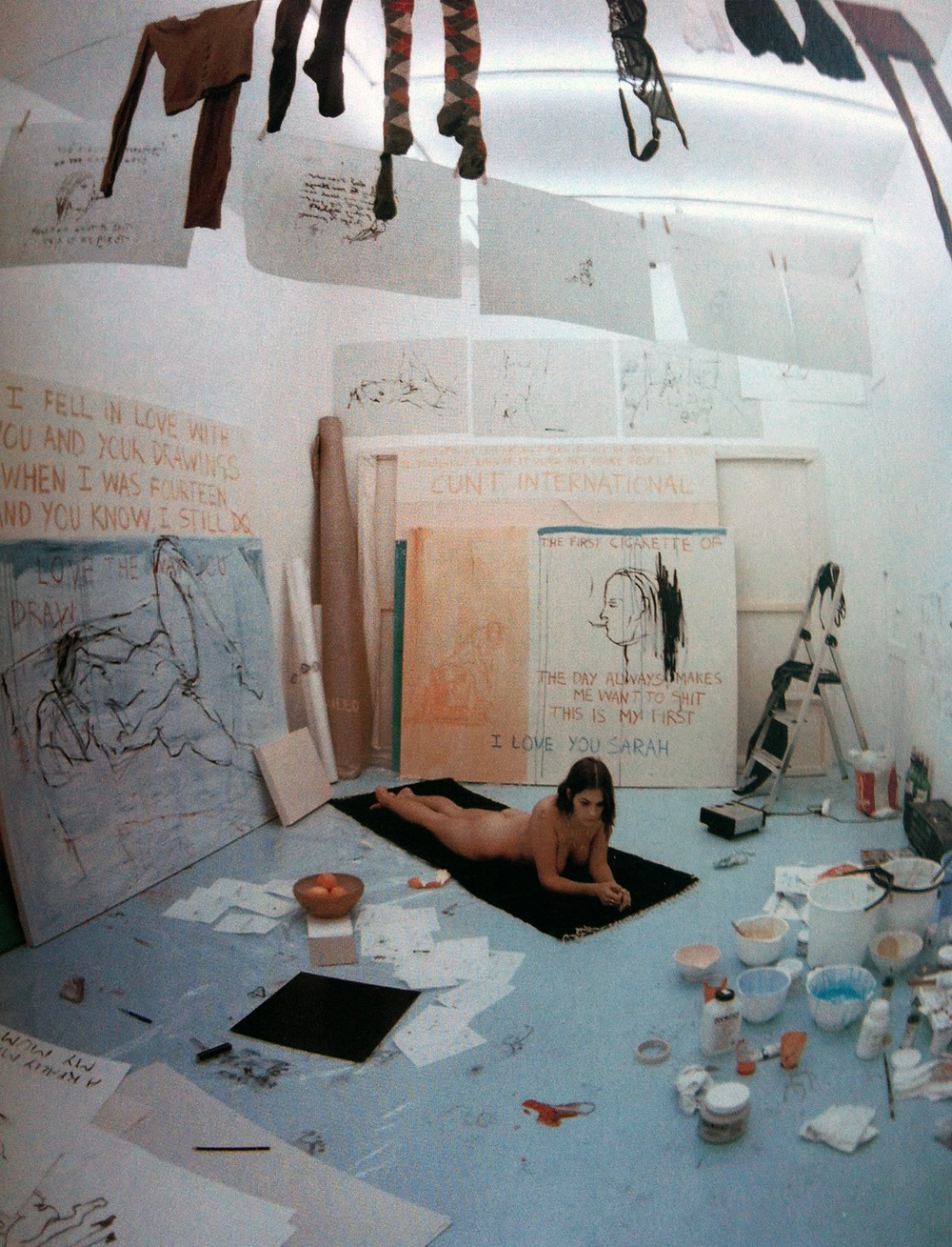 likeafieldmouse:  Tracey Emin - Exorcism of the Last Painting I Ever Made (1996)