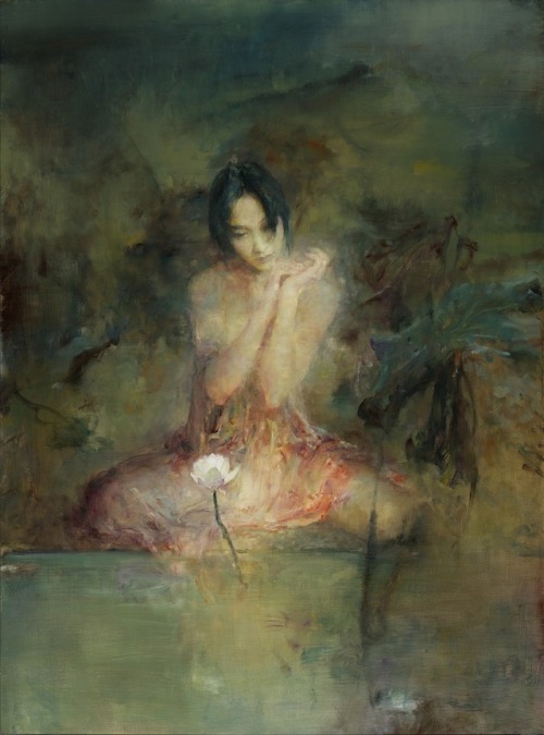 Hu Jundi aka Hu Jun Di aka Hu Yong aka 胡峻涤 (Chinese, b. 1962, Juilin Province, China) - Day Dream Of