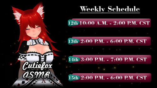 I'm Really Proud Of This New Schedule Design! Any Critiques?