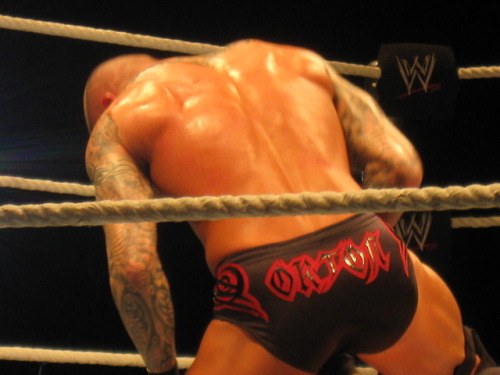 serenitywinchester:  The Miz vs. Randy Orton at a Raw live event in 2011.