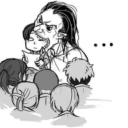 CHRISTA: I heard screaming, what&rsquo;s happeOH GOD! REINER: I&rsquo;ll save you Christa! *