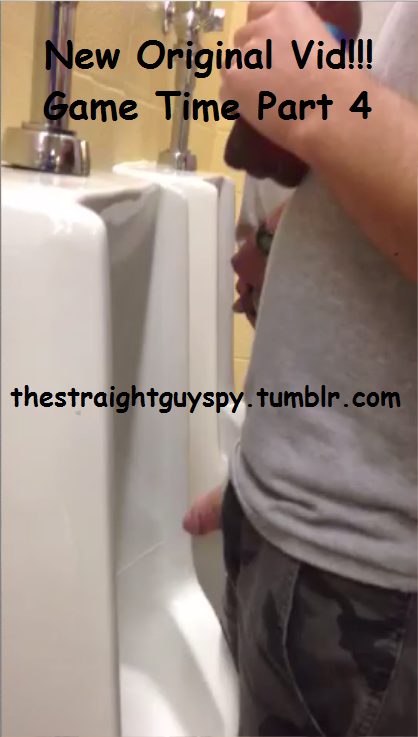 thestraightguyspy:  Another hot game time submission!!!  4 pissers in this one!!!  Enjoy :