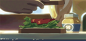 tomattebane:    The Garden of Words | Food   