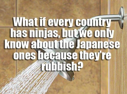 pleatedjeans:  The 20 Most Important Shower Thoughts of 2014 