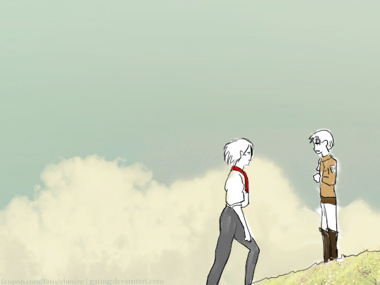 ackersexual:  shortie-levi:  can someone pleeease make an edit where mikasa and levi are sophie and howl from Howl’s Moving Castle in this scene?: I’d love u forever   u don’t have to say thank u 