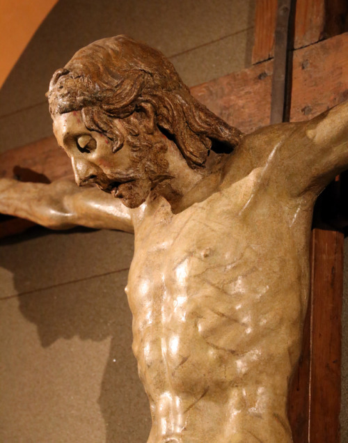 ars-videndi:A wooden Crucifix attributed to Donatello (Donato di Niccolò di Betto Bardi; Florence, c
