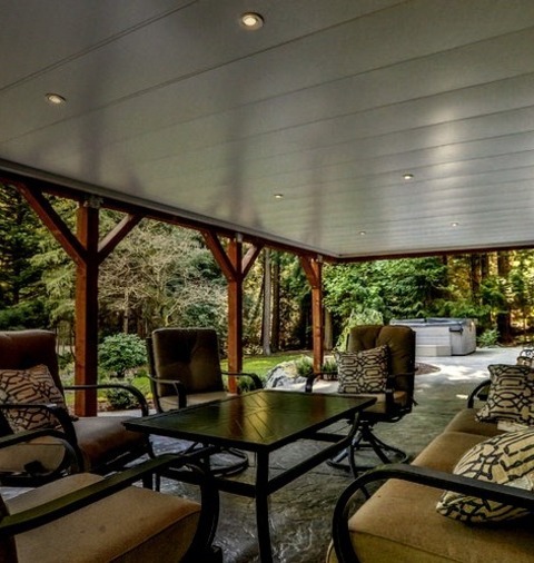 Deck Uncovered In SeattleInspiration For A Huge Modern Backyard Deck Remodel With No Cover
