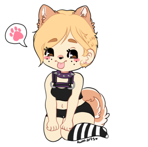 pupmomo: Now with blonde hair.