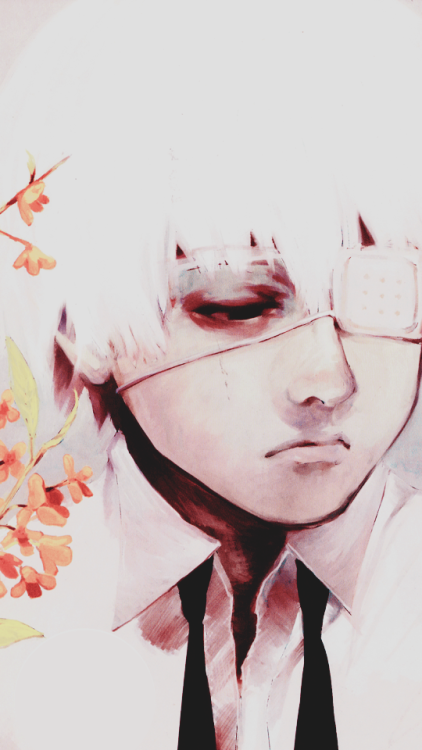 naruseis: Wallpapers: White-haired Kaneki Ken(Requested by @delabimeaurivage​)