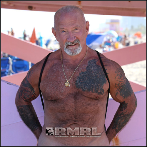 realmenreallife:  It was so fun watching Scott at Haulover. He’d never been, and it was great fun seeing him show off and receive an incredible amount of attention. At the lifeguard station I found some shade from the sun, and enjoyed contrasting his