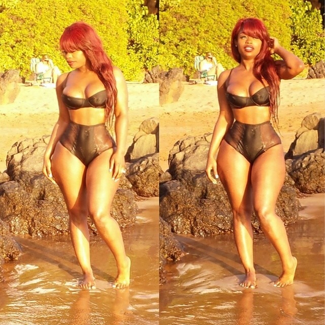 gurillaboythamane:  fletchertrowan:  Red hair don’t care.   SEXY BAD BITCH