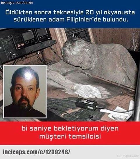 Öldükten sonra teknesiyle...