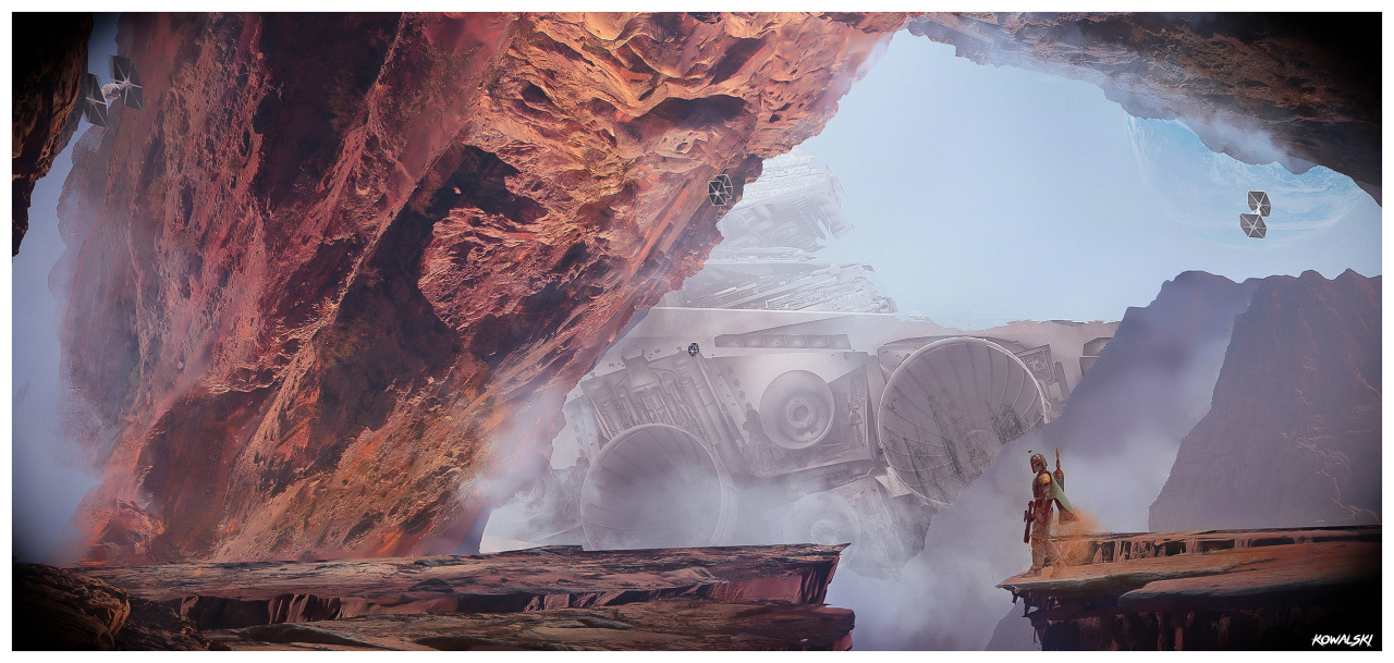 dylan-kowalski:  An Other Star Wars mood concept - C4D, Keyshot, Photoshop By Dylan