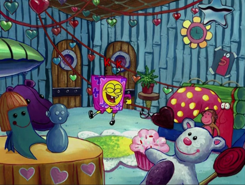 number1milfloislover: Growing up I waz always like, y would Spongebob want all that cutesy stuff?? B