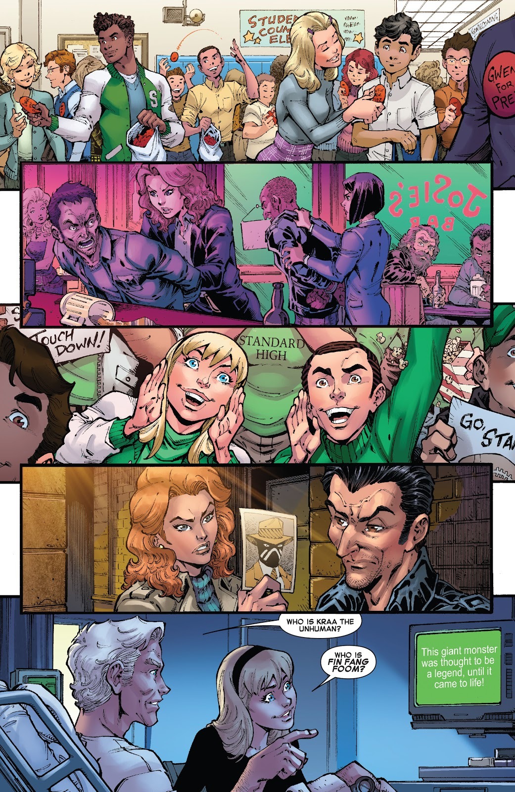 Hellz Yeah, Spider-Man: The Web Wielding Avenger — Gwen Stacy #2 Shit dude…can't we get a