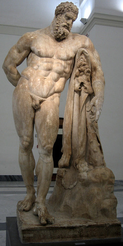artaddictsanonymous:Roman Copy of the Weary Hercules by Lysippos, The Farnese Hercules (found in the