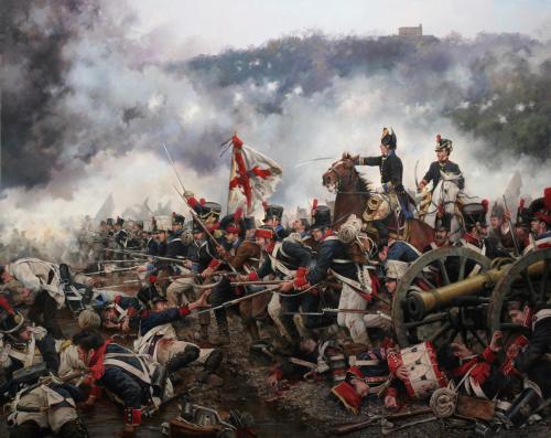 La batalla de San Marcial by Augusto Ferrer-Dalmau, 2013.